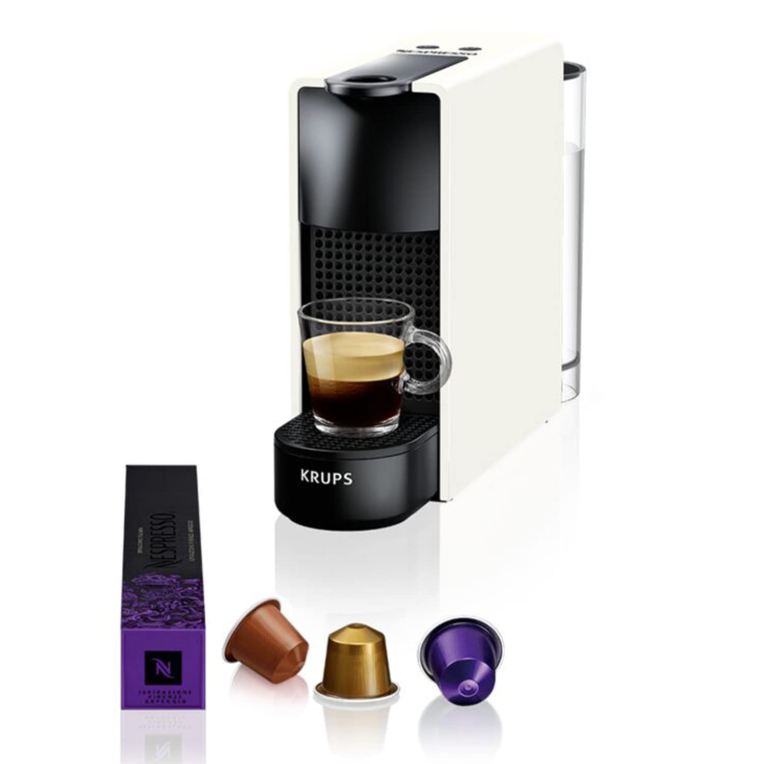 Machine à café Essenza Mini blanche à capsules
